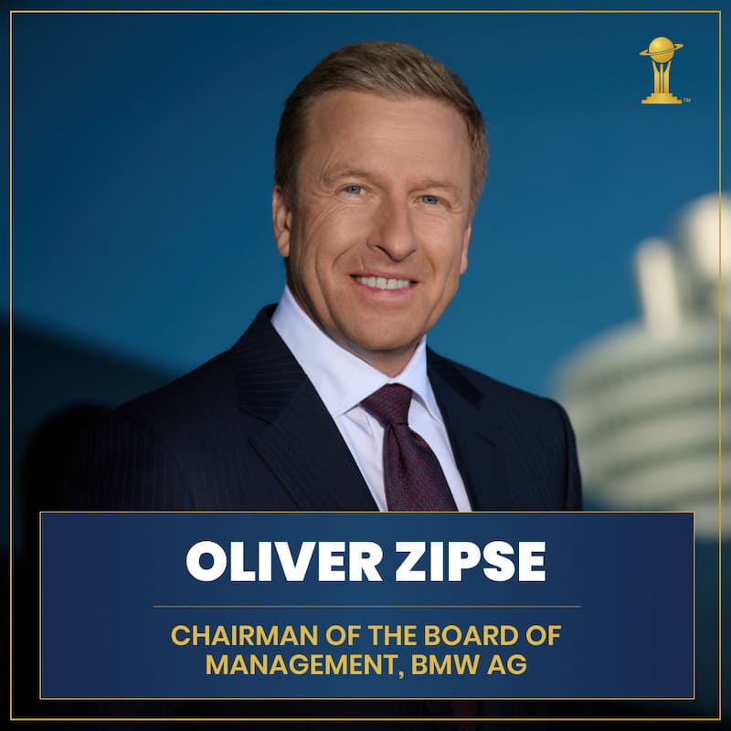 Oliver Zipse, CEO de BMW, nombrado World Car Person of the Year