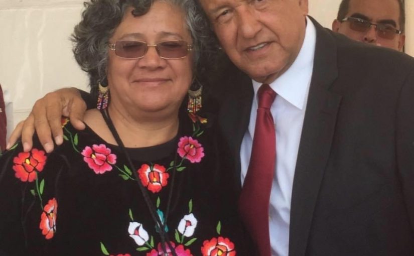 Martha Garcia y AMLO