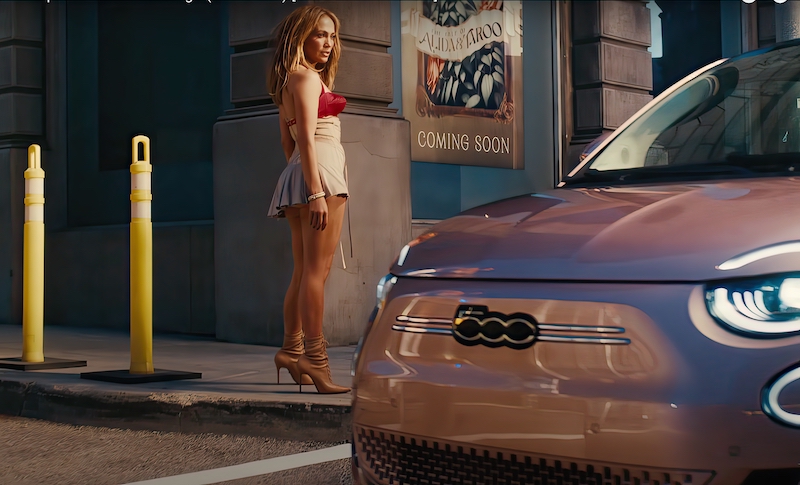 Fiat 500e y J Lo