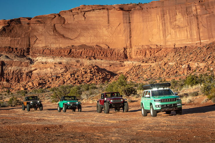2024 Easter Jeep Safari Concepts: Jeep® Vacationeer Concept, Jeep® Low Down Concept, Jeep® Willys Dispatcher Concept, Jeep® Gladiator Rubicon High Top Concept