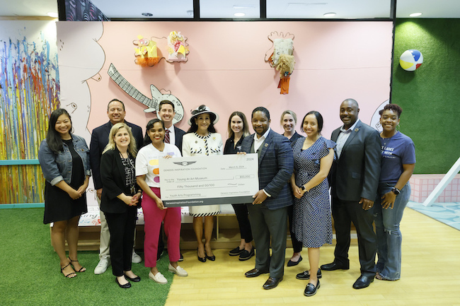 Genesis Inspiration Foundation donation to Young at Art Miami