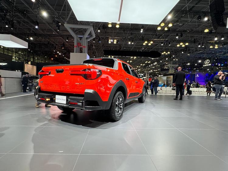 Hyundai Santa Cruz 2025 en el Autoshow de Nueva York