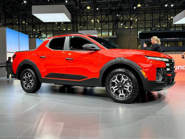 Hyundai Santa Cruz 2025 en el Autoshow de Nueva York