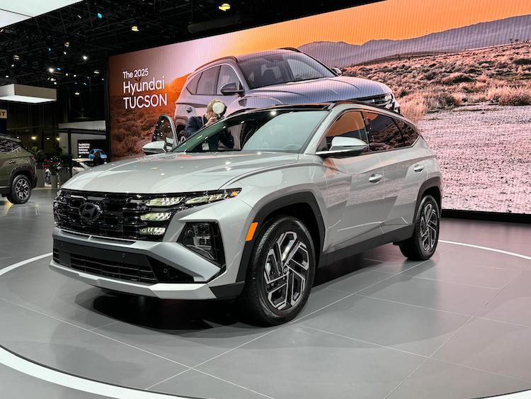 Hyundai Tucson 2025 en el Autoshow de Nueva York