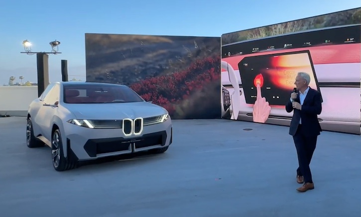 Presentación del BMW Vision Neue Klasse en Los Ángeles