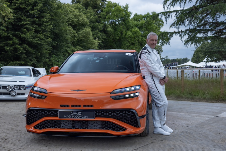Genesis GV60 Magma Concept en Goodwood