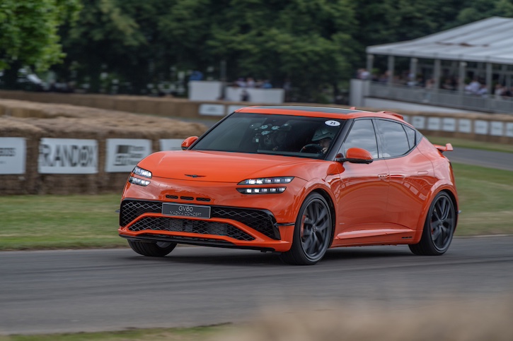Genesis GV60 Magma Concept en Goodwood