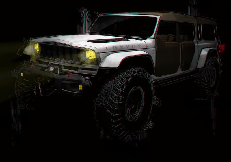 Teaser del Jeep Convoy