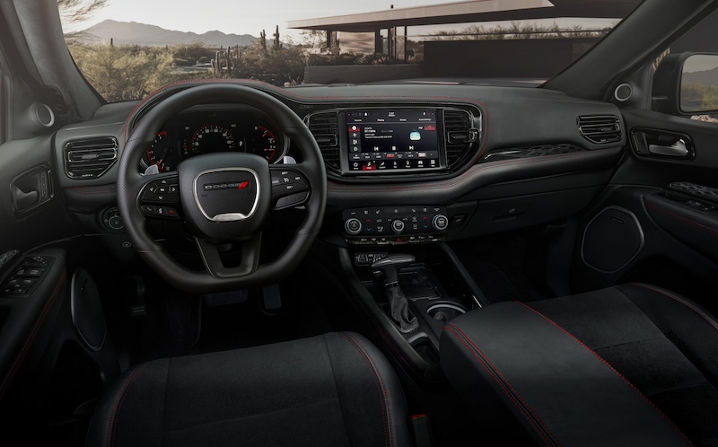 2026 Dodge Durango R/T Premium Blacktop Redline interior.