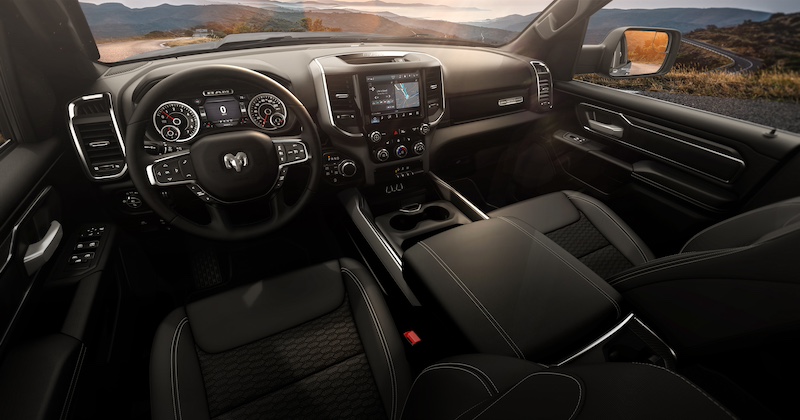 Interior de la Ram 1500 Backcountry
