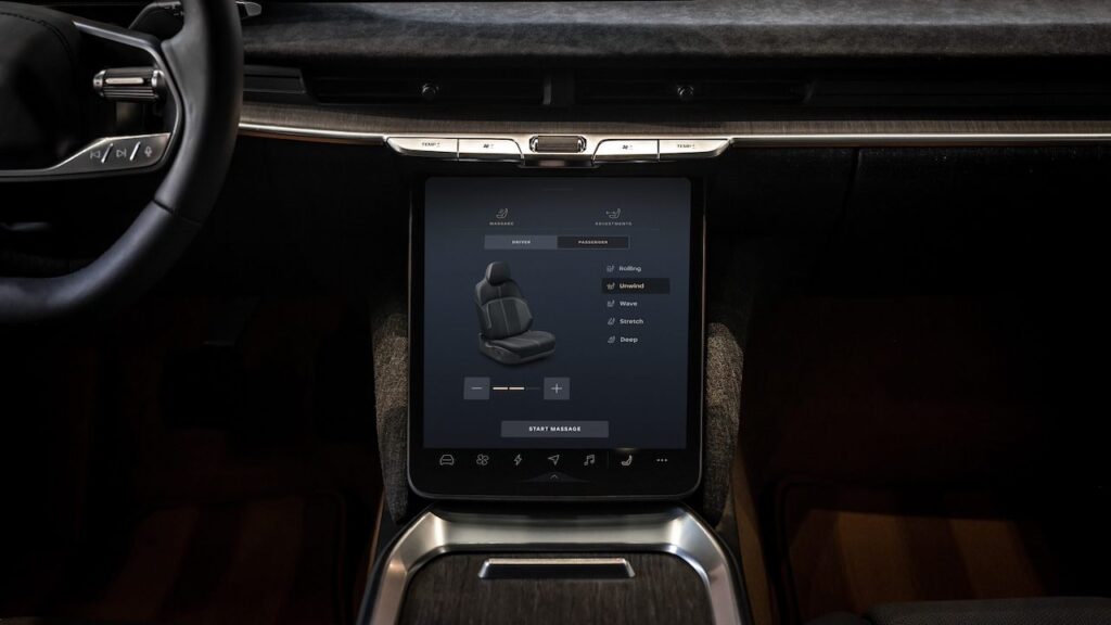 Interior Lucid Air UX30