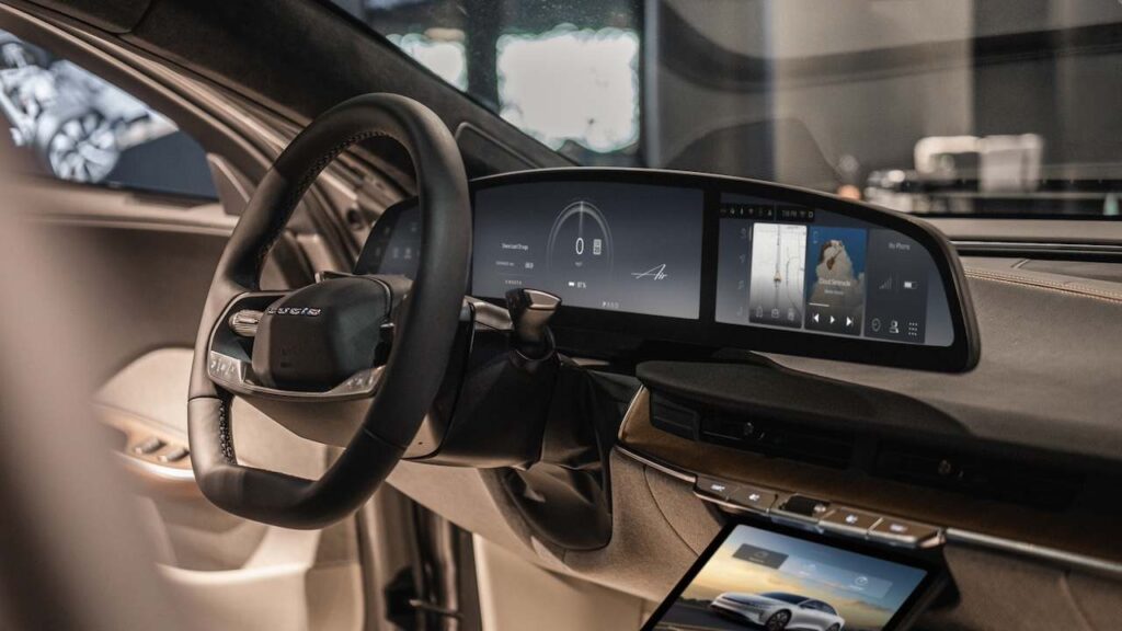 Interior Lucid Air UX30