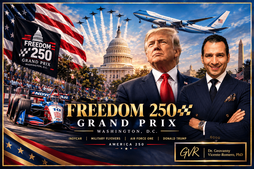 FREEDOM 250 GRAND PRIX 🇺🇸🏁 | IndyCar Racing, Military Flyovers, Air Force One, Donald Trump & America 250 in Washington, D.C.